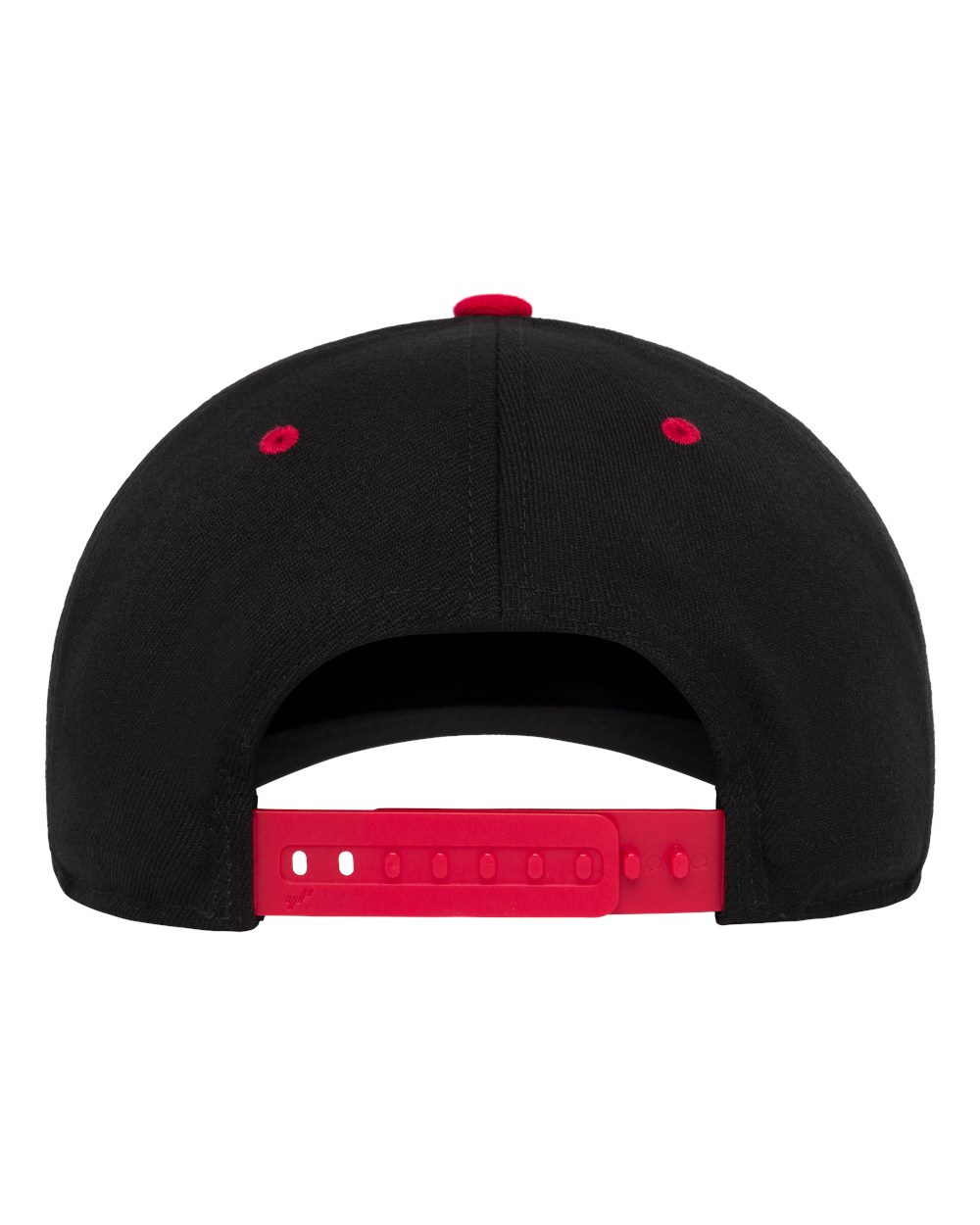 YardSharks Flat Bill Snapback Hat - Black/Red