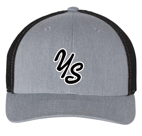 YardSharks Flexfit Hat - Heather Grey/Black