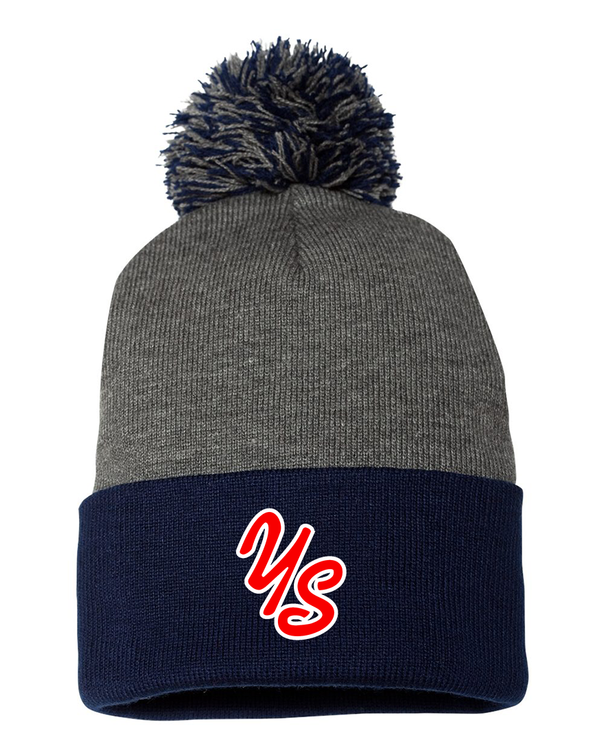 YardSharks Pom-Pom Beanie