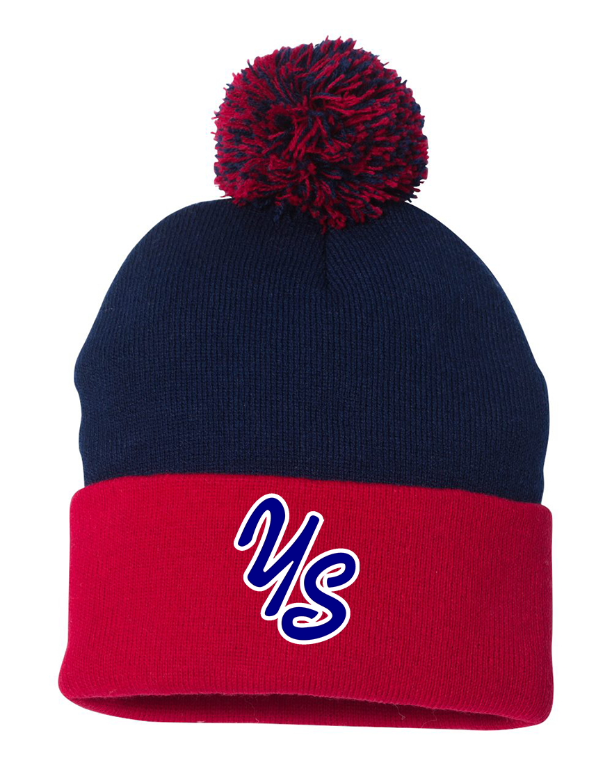 YardSharks Pom-Pom Beanie