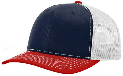 YardSharks Trucker Hat - Navy / White / Red